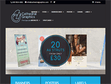 Tablet Screenshot of cathedralgraphics.com